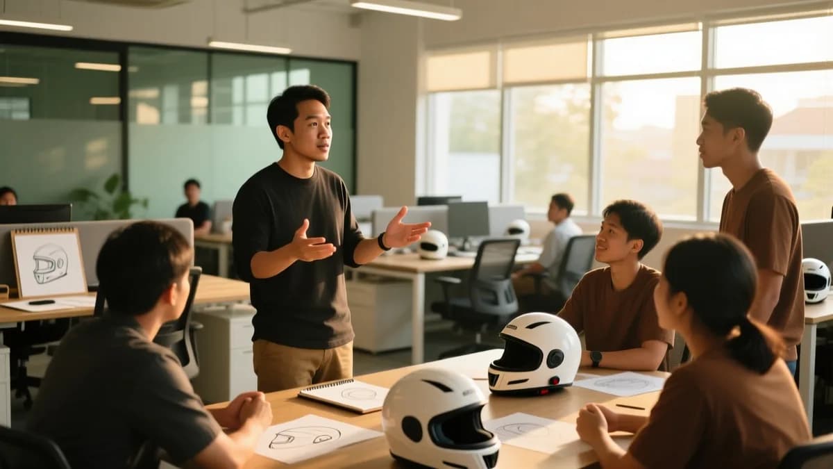 Calvin Hadi: Membangun Riders Rules dari Hobi Helm Custom