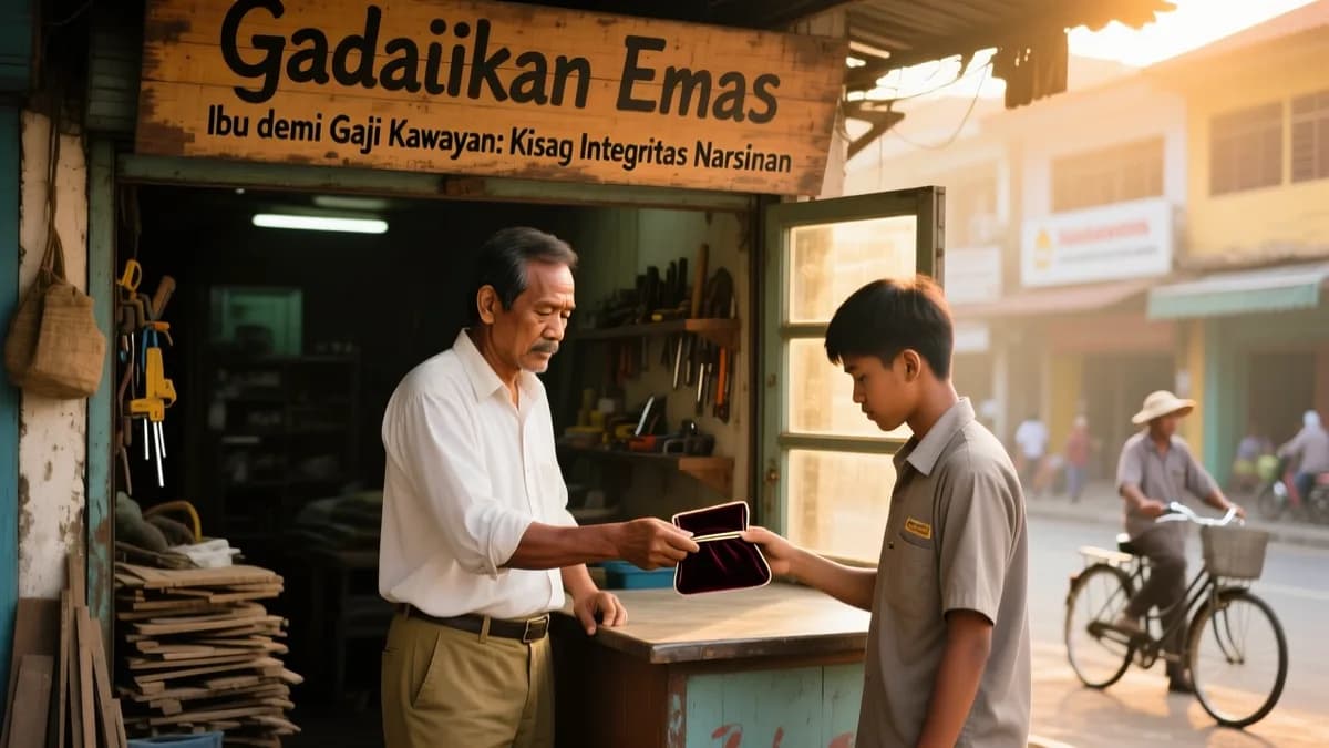 Gadaikan Emas Ibu demi Gaji Karyawan: Kisah Integritas Narsiman